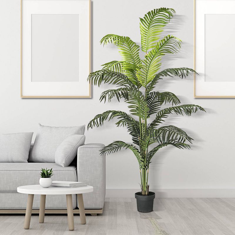 72" Artificial Palm Tree in Pot - LCG Florals