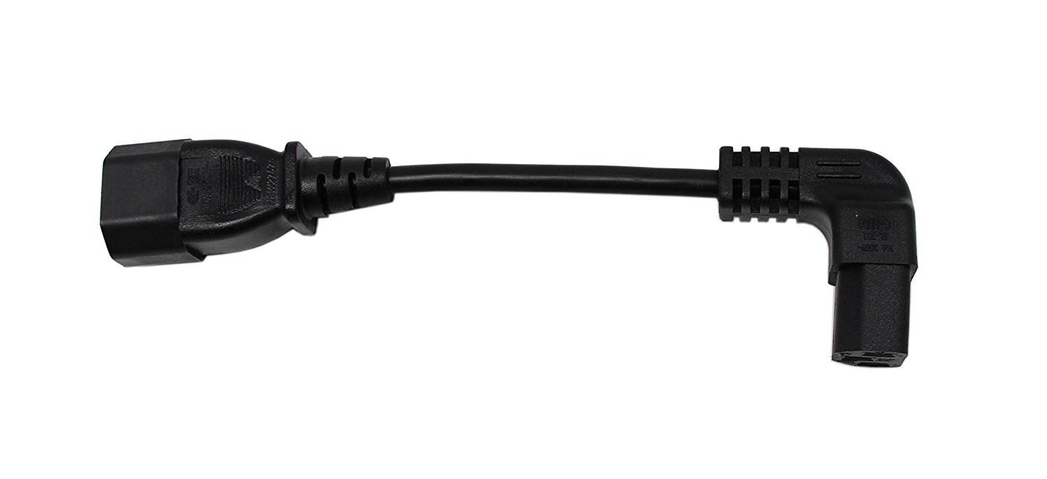 90 Degree PC Power Cord, IEC 320 90 Degree C13  to C14  PDU UPS Power Supply Extension Cord cable,IEC  C14 TO C13 POWER CABLE PDU UPS PLUG/SOCKET UP 90 DEGREE Wall-mounted LCD TV