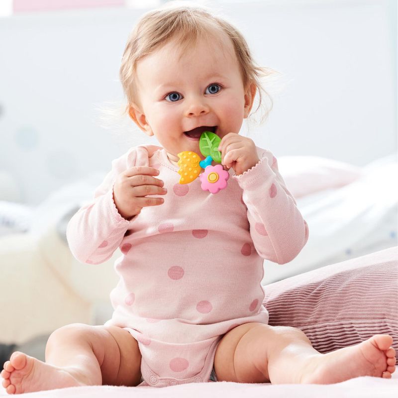 HABA Clutching Toy Petal - Silicone Teether