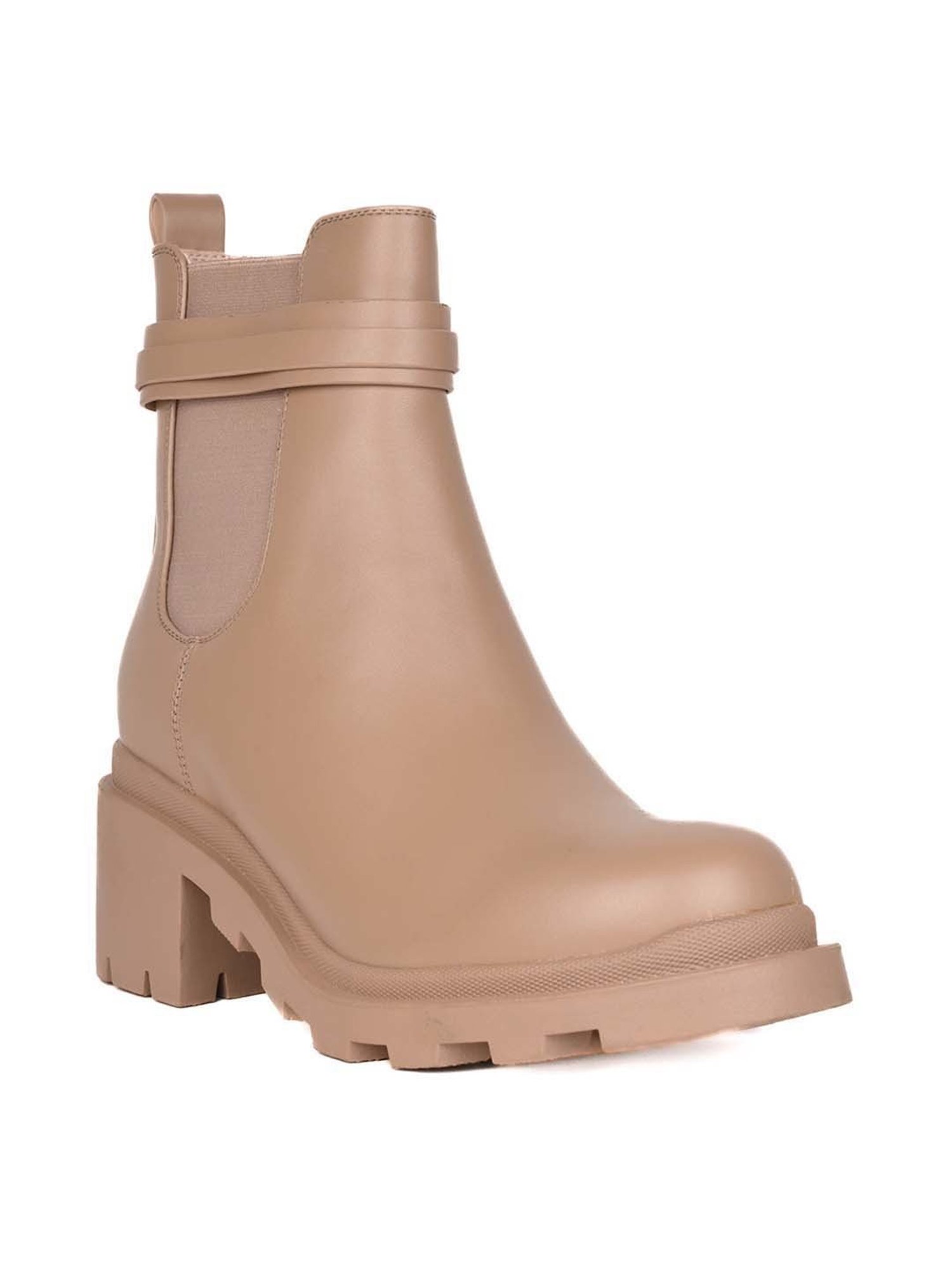Ronnie Grey Women's Beige Casual Boots