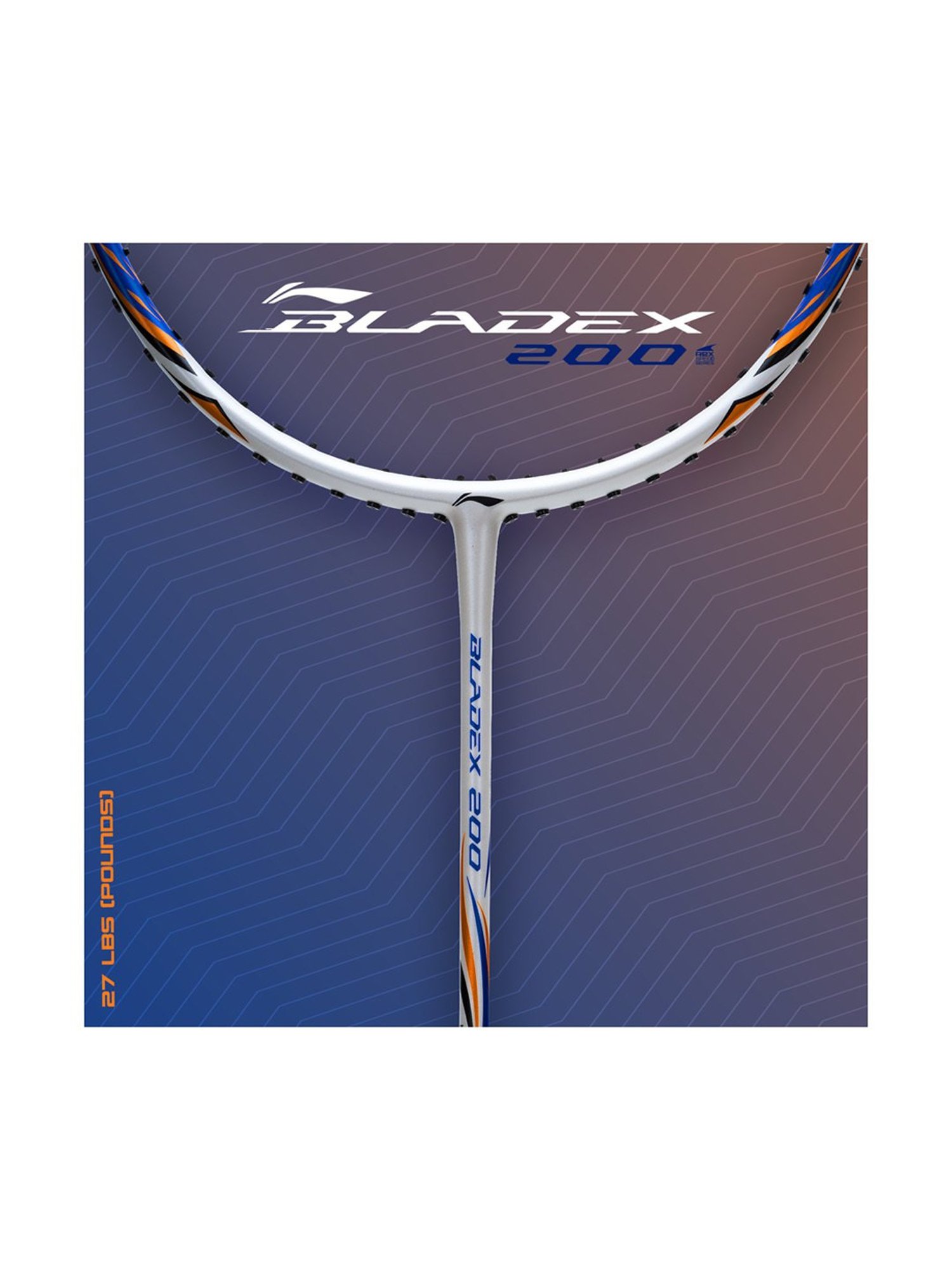 Li-Ning BladeX 200R Badminton Racket (White) Size - Medium