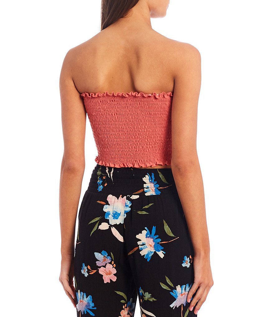 Double Zero Smocked Tube Top