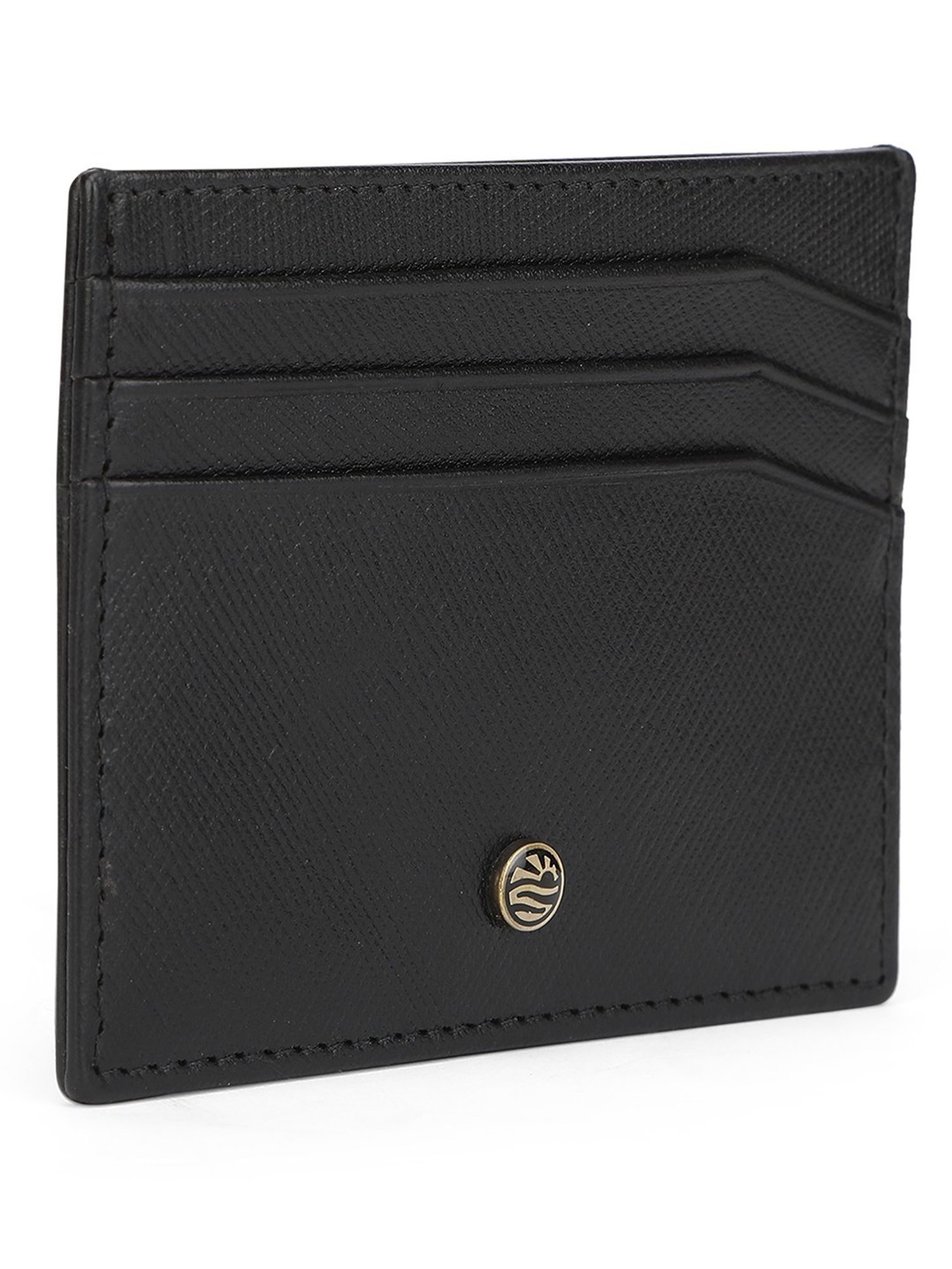 PERQUISITE CENTURION Black Solid Card Holder