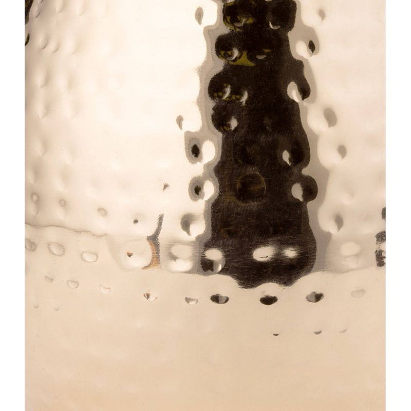 Old Dutch 2.3qt Stainless Steel Hammered Beverage Pitcher with Ice Guard Copper