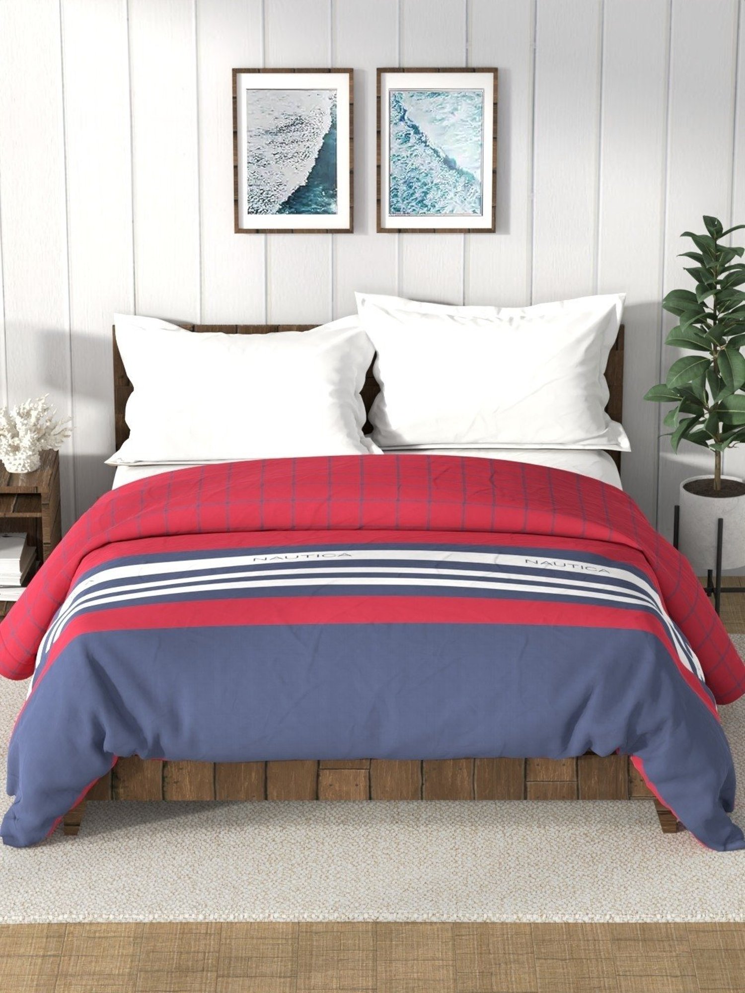 King 3pc Rhapsody Comforter Set Blue - Ayesha Curry