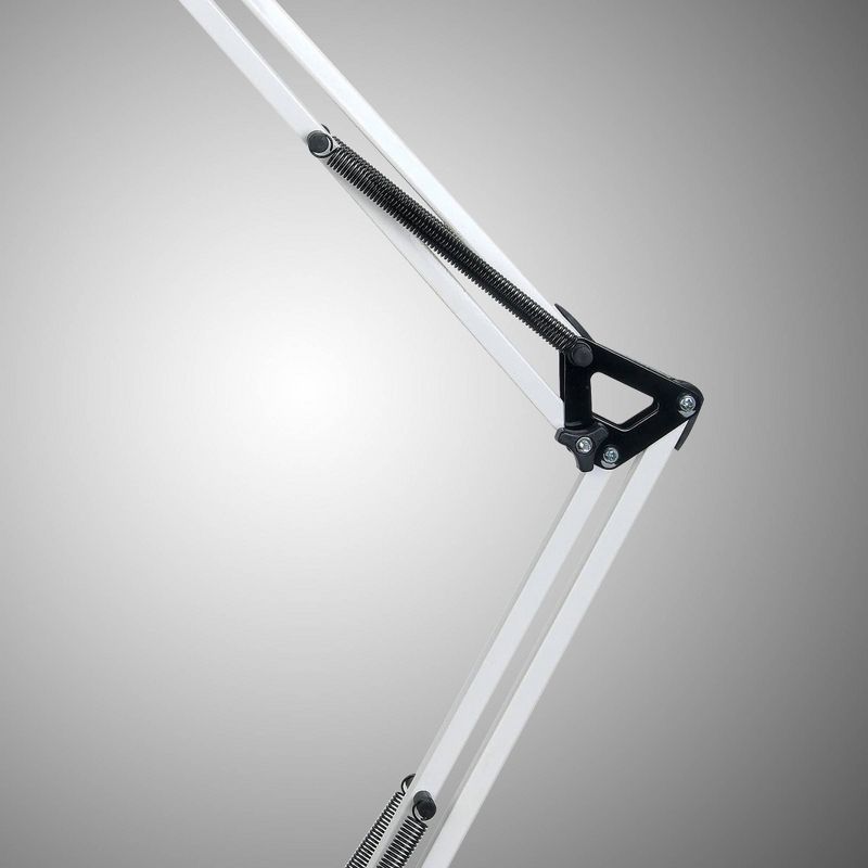 Lite Source Swing-Arm 1 Light Desk Lamp White - Lite Source