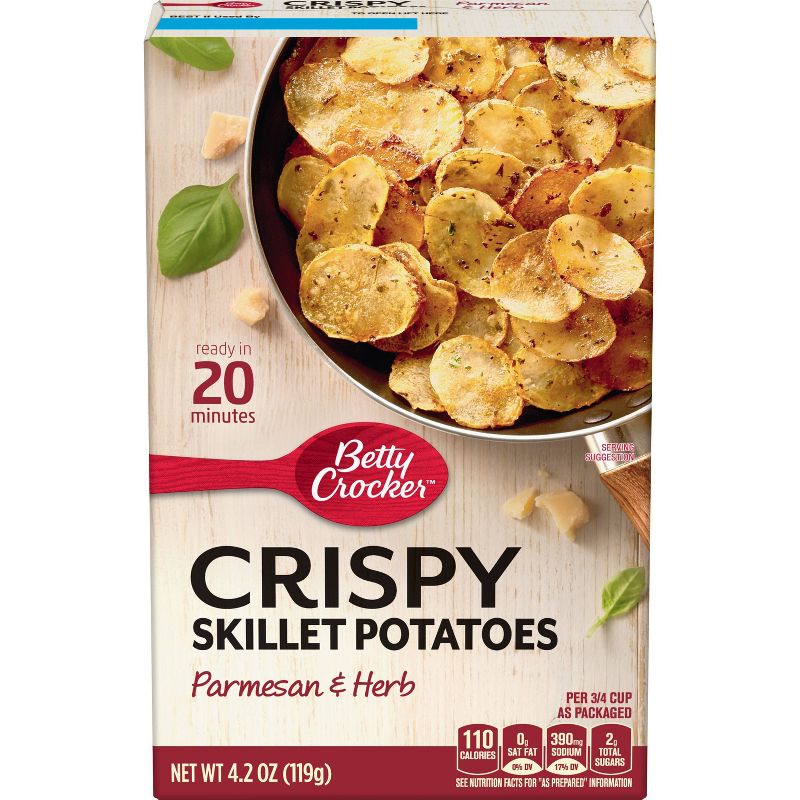Betty Crocker Crispy Skillet Parmesan Herb Potatoes - 4.2oz