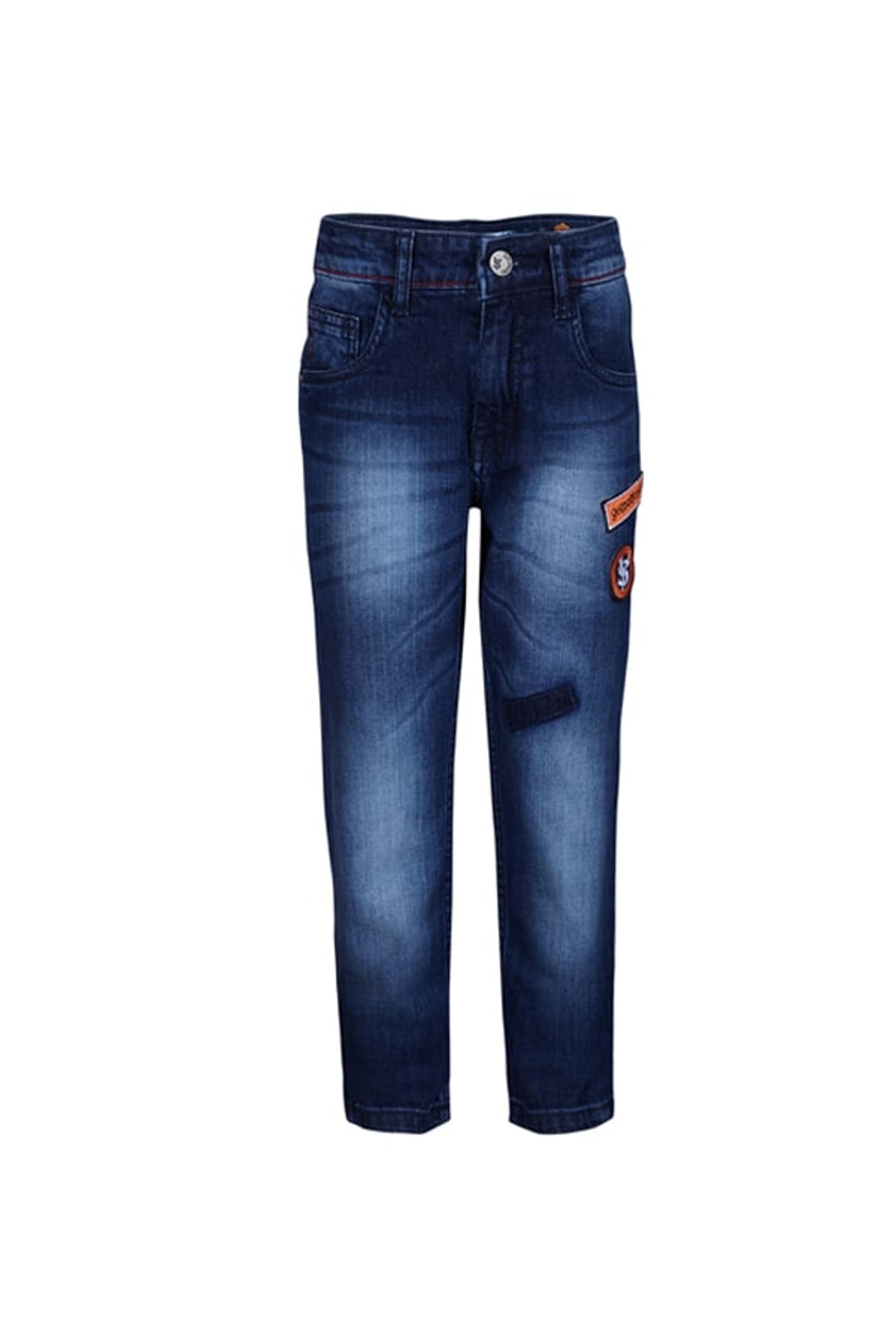 Superyoung Boys Dark Blue Solid Jeans