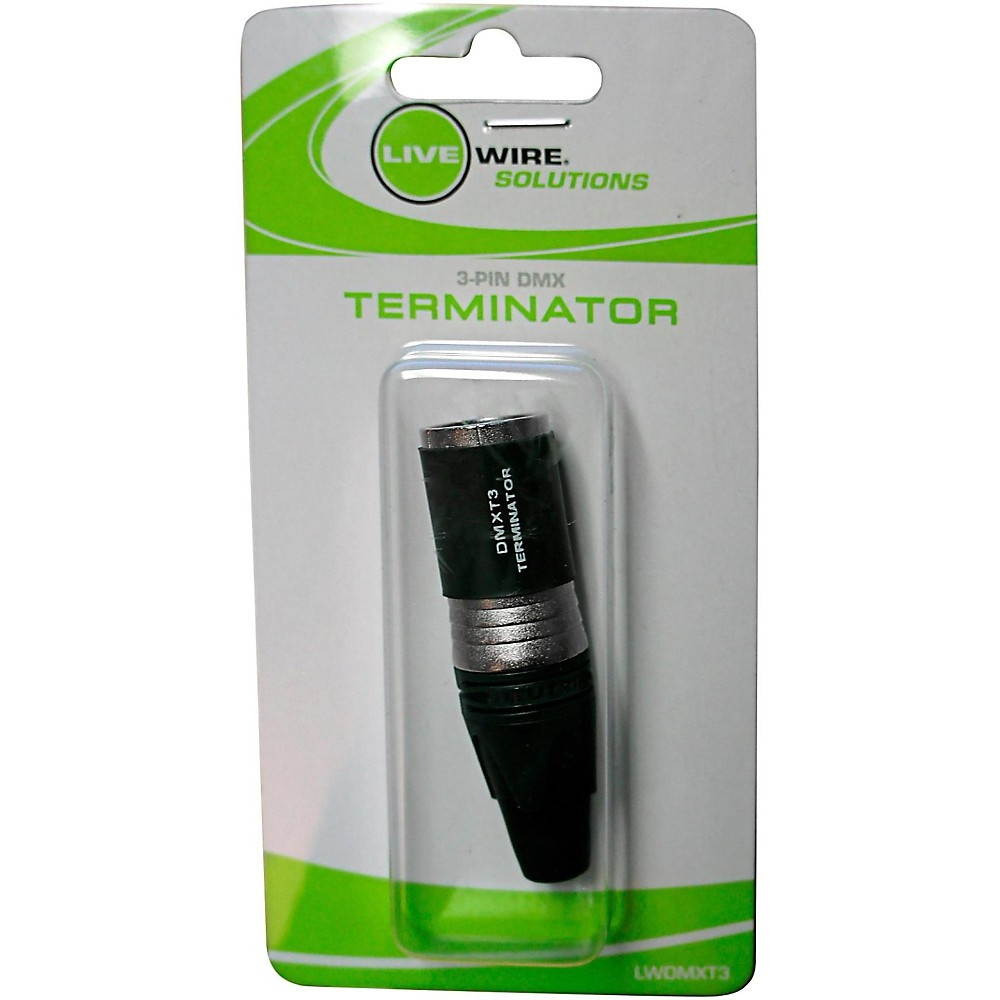 Livewire Essential DMX Terminator Plug Black
