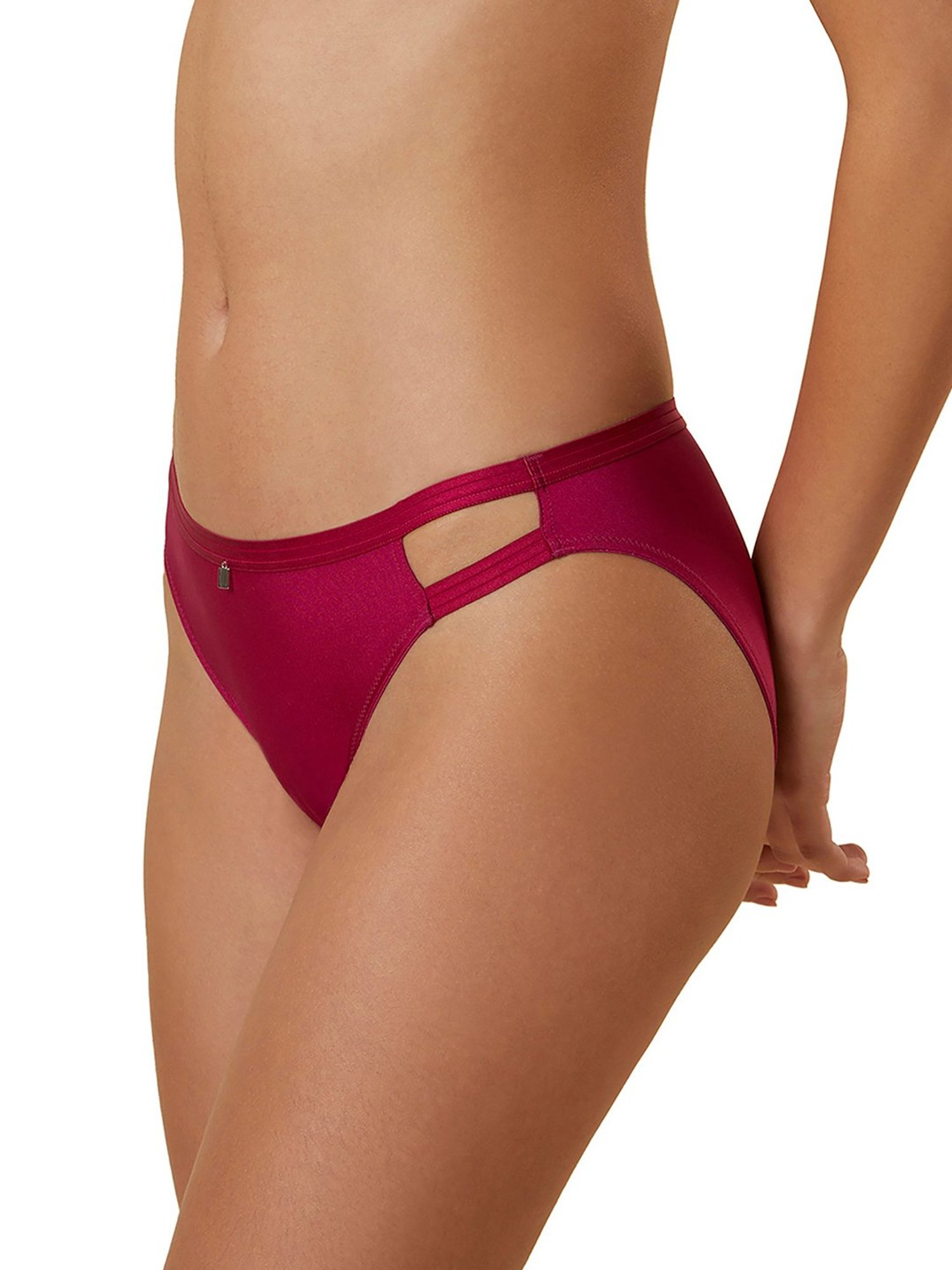 Triumph Pink Plain Hipster Panty