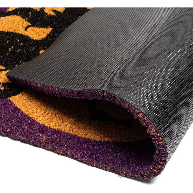 Evergreen Flag Cambridge Welcome Burlap Sassafras Switch Mat - 22" Long x 10" High