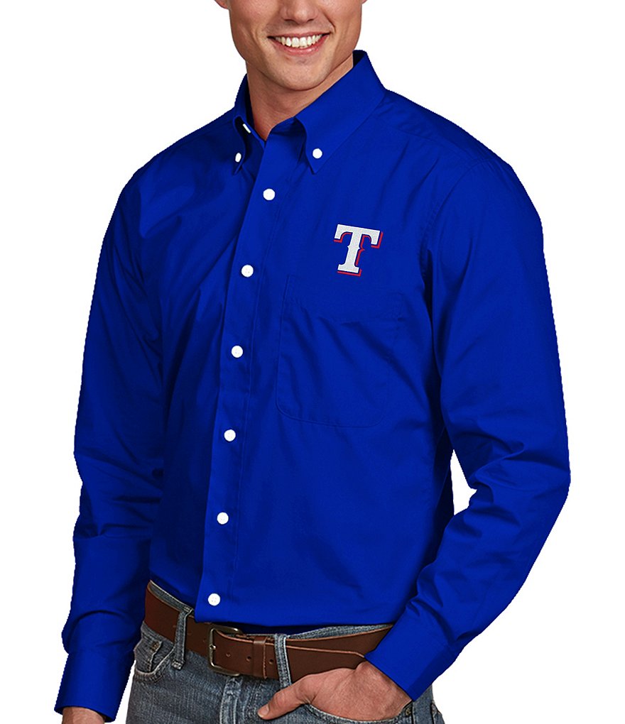 Antigua MLB Dynasty Long-Sleeve Woven Shirt