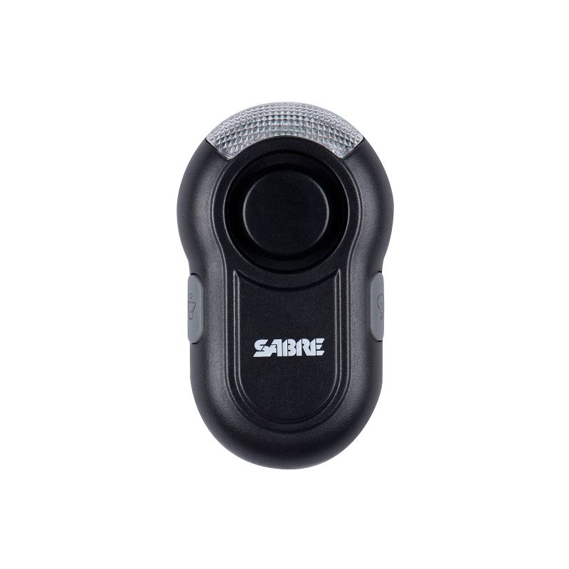 Sabre Personal Alarm with LED Light - Black