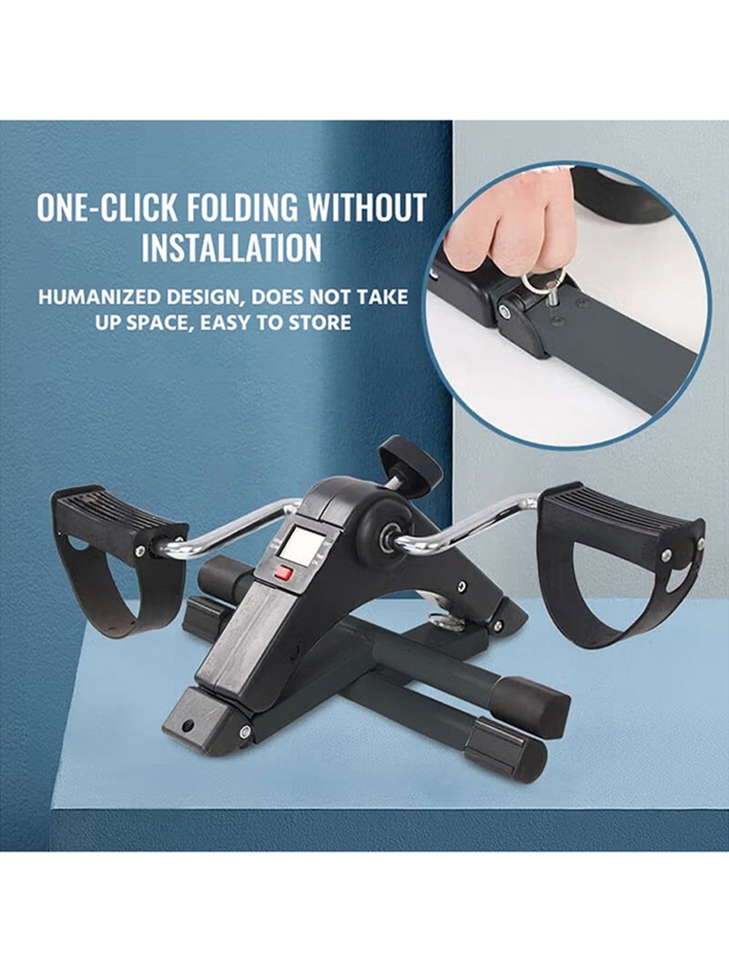 PowerMax Fitness BS-MINI Spin Bike (Black)