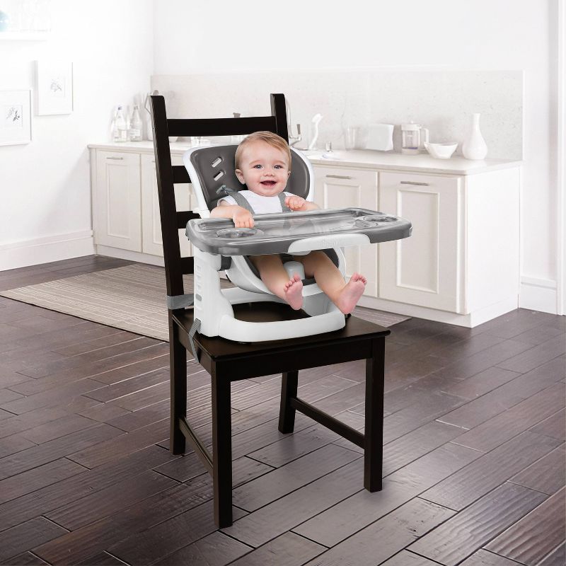 Ingenuity SmartClean ChairMate Toddler Booster Seat- Slate
