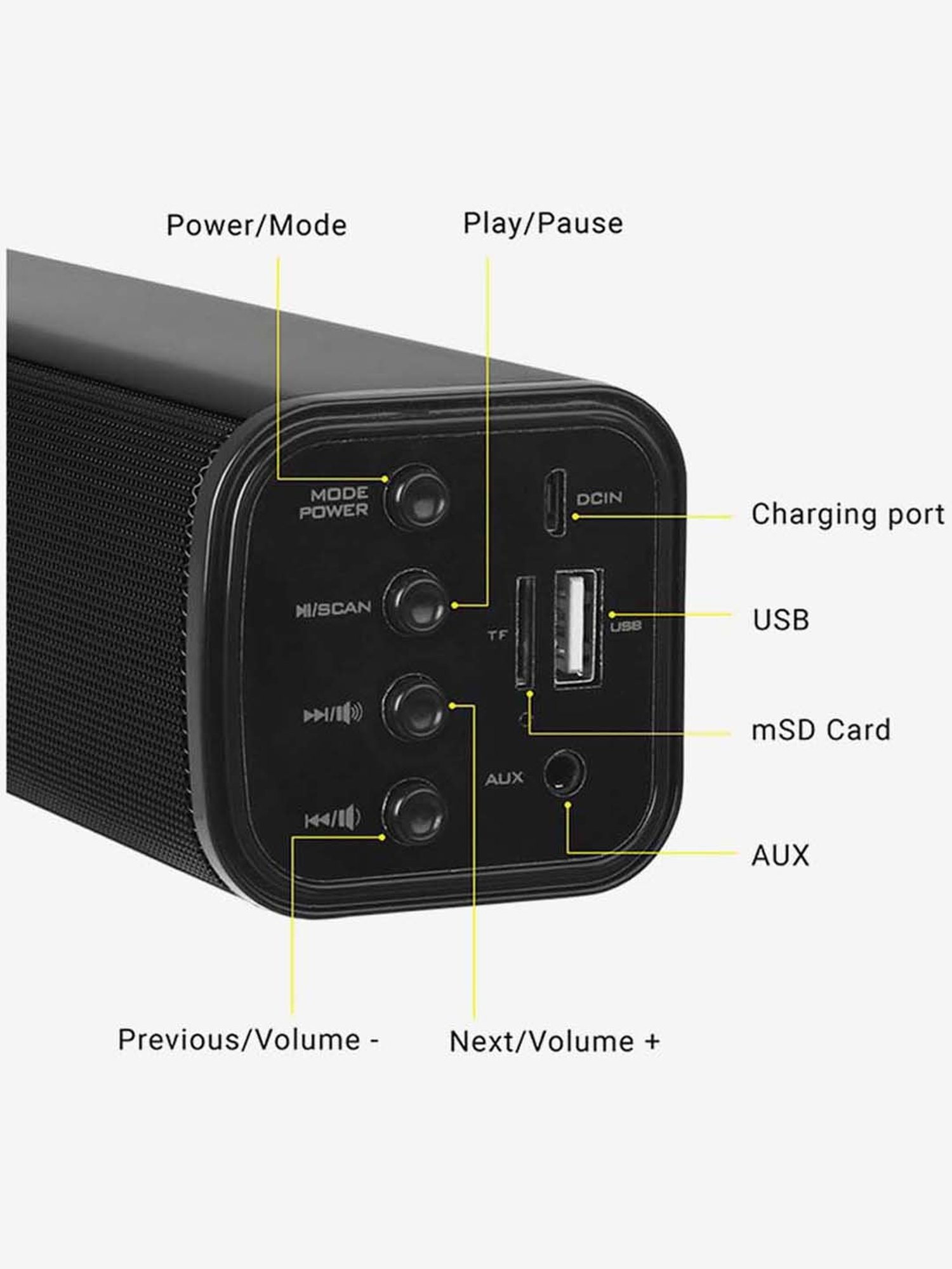 BPS5 5 quot Outdoor Weather Resistant Bluetooth Patio Speakers Pair White