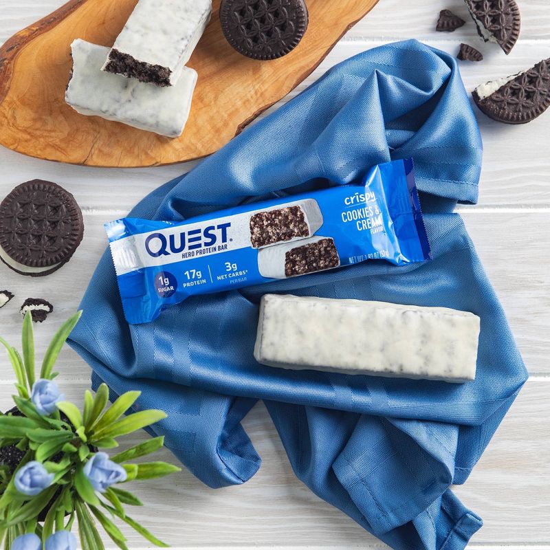 Quest Nutrition Cookies & Cream Hero Bar - 4ct