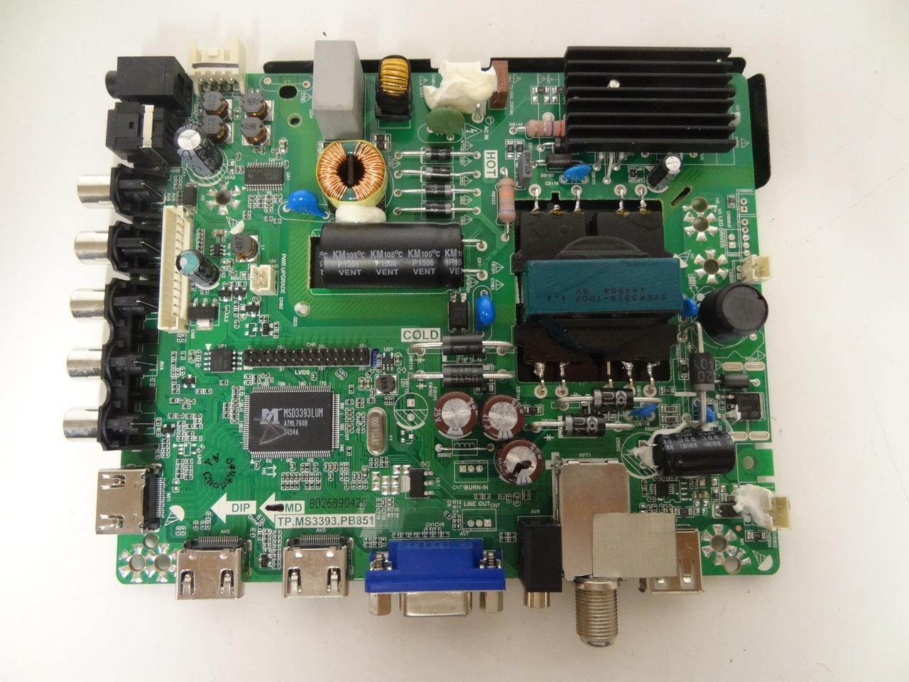 Westinghouse DWM42F2G1 Main Board / Power Supply V400HJ6-PE1 H15020774 -