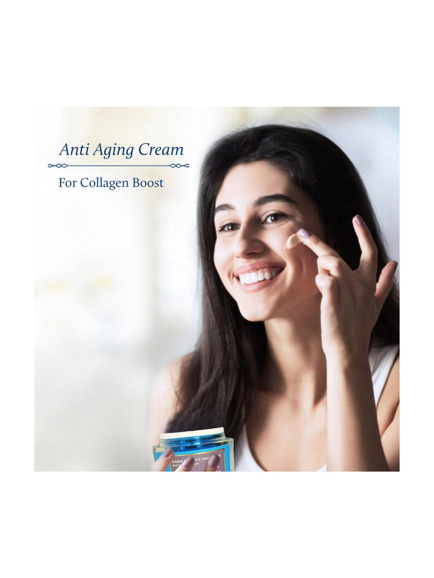 Blue Nectar Shubhr Saffron & Sandalwood Anti Aging Cream For Women - 50 gm