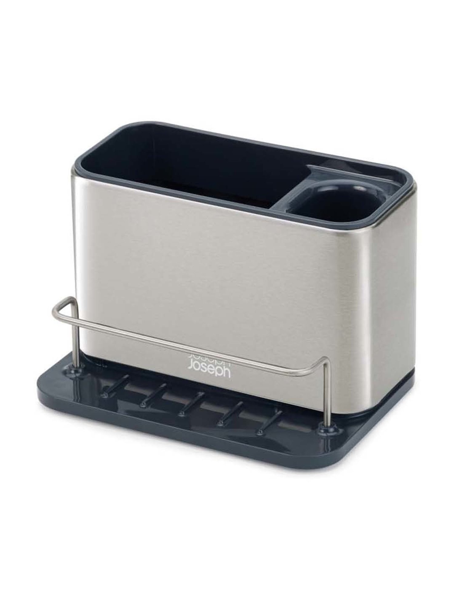 Joseph Joseph Silver & Black Stainless Steel 18 cm Surfae Sink Tidy - Set of 1