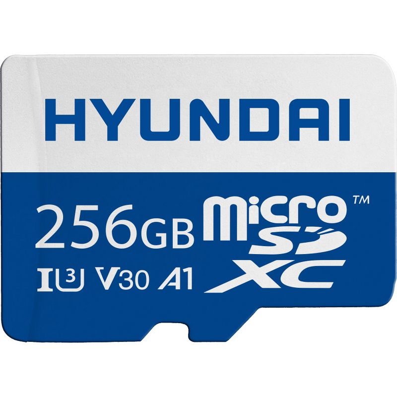 Hyundai MicroSD 256GB U3 4K Retail w/Adapter - Works with Nintendo Switch