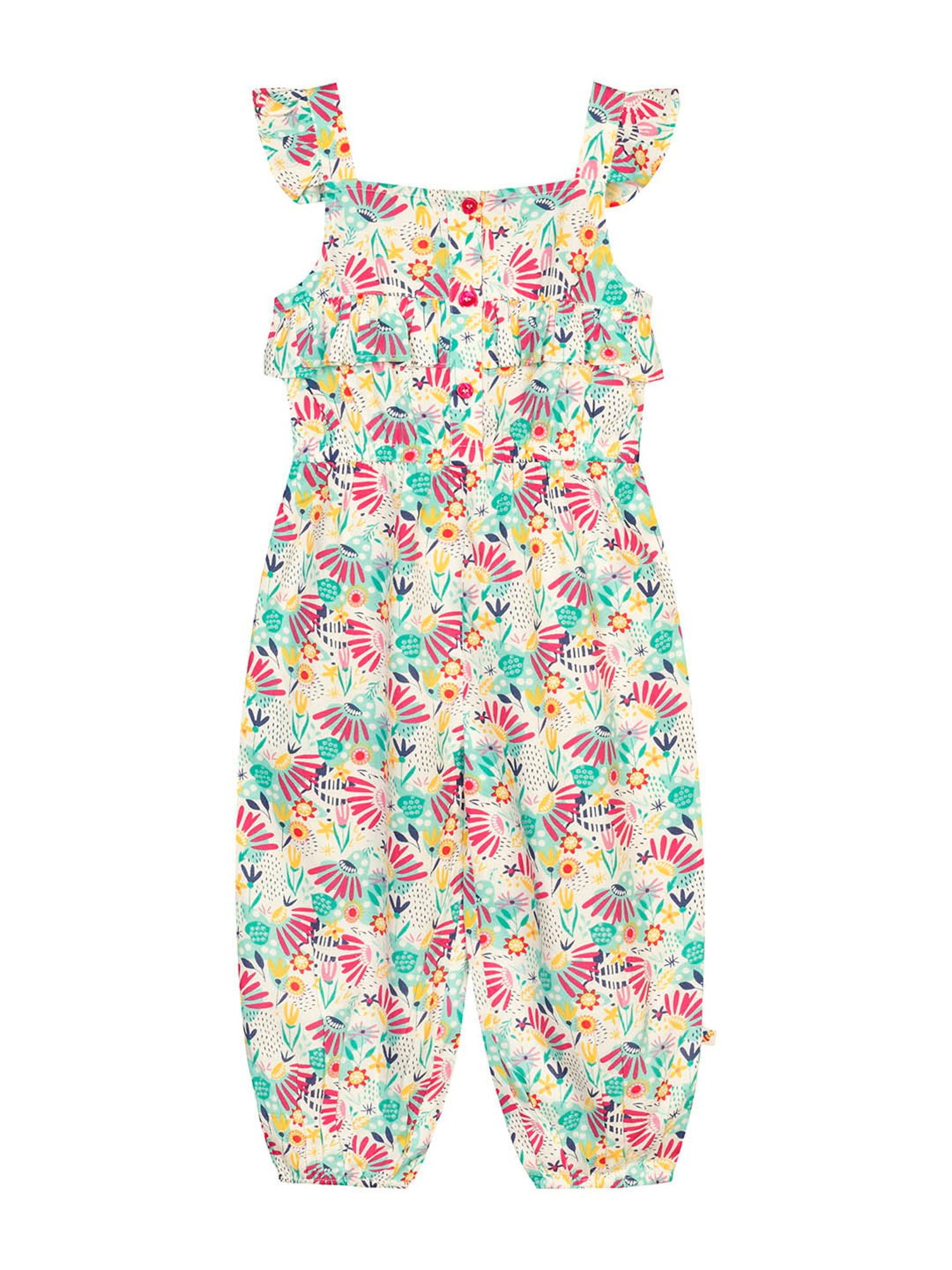 Budding Bees Kids Multicolor Printed Jumpsuit