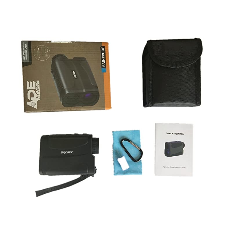 Laser Rangefinder for Hunting and Golf, 700 yd/6X 25mm