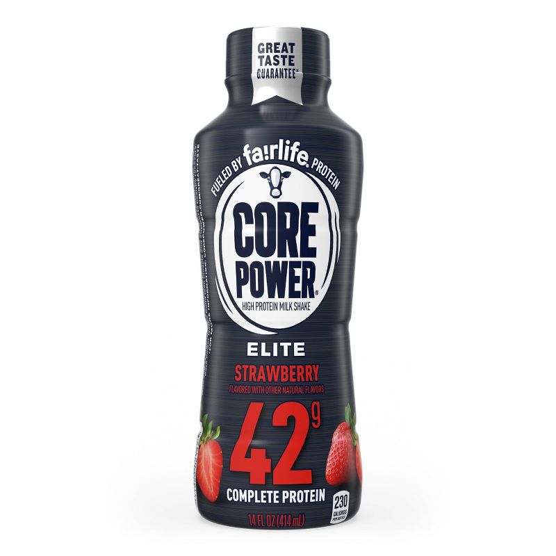 Core Power Elite Strawberry 42G Protein Shake - 14 fl oz Bottle
