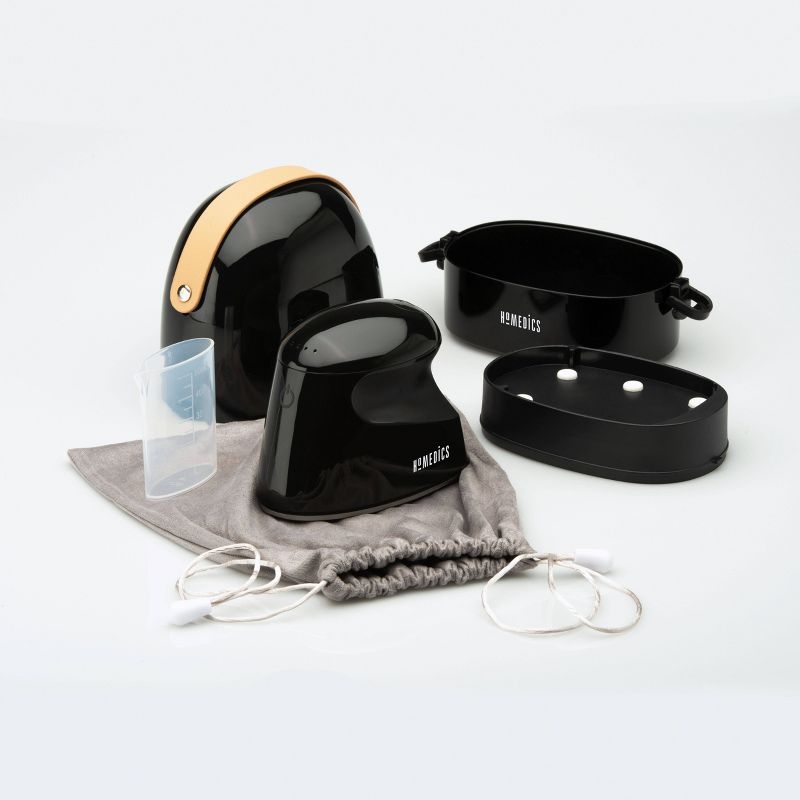 HoMedics Perfect Steam Professional Mini Garment Steamer And Iron Black