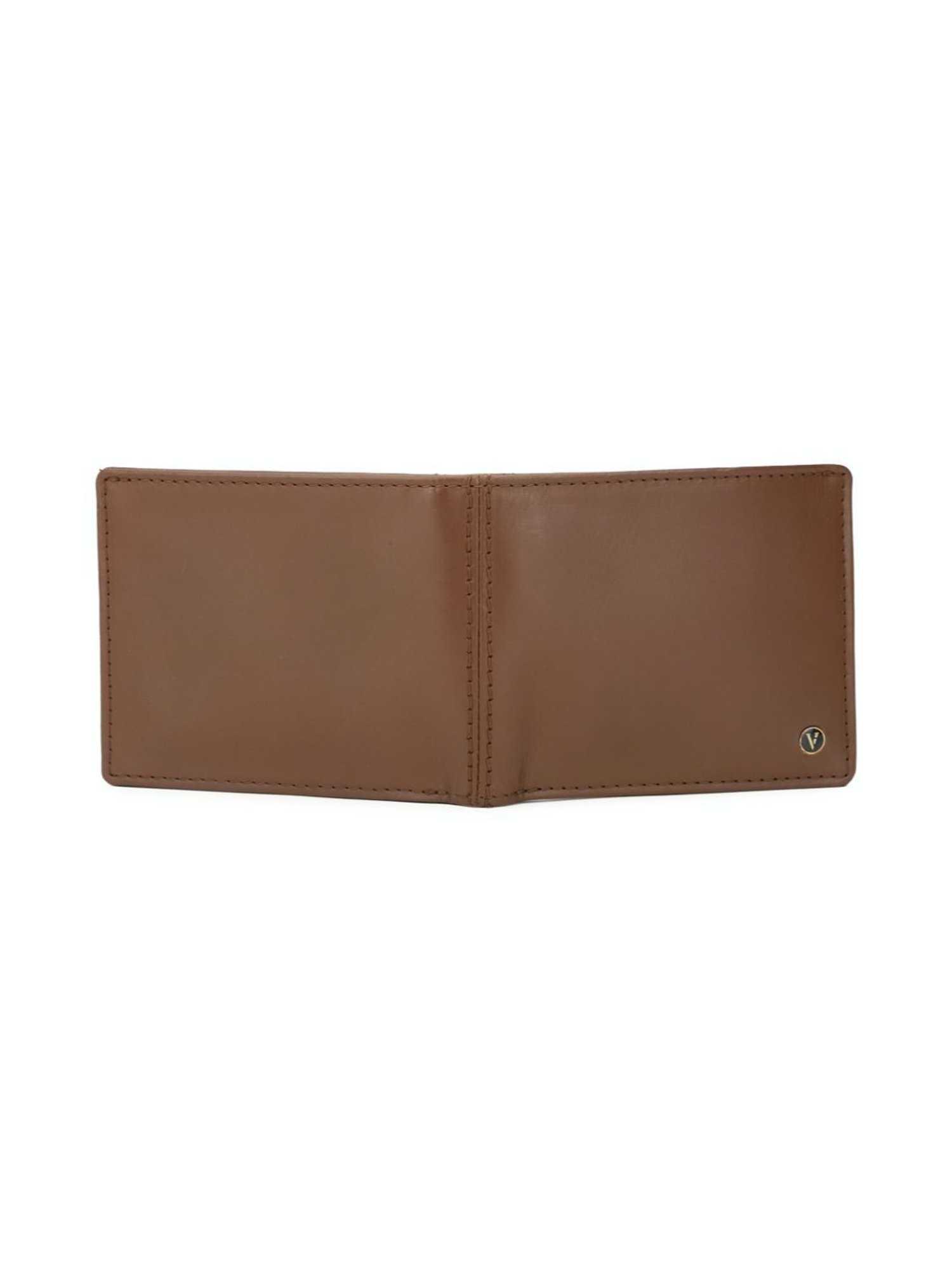 Van Heusen Brown Solid Bi-Fold Wallet for Men