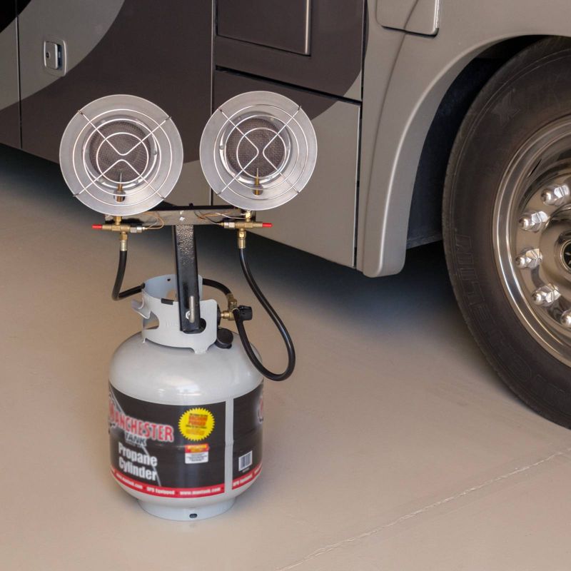 Dual Propane Tank Top Patio Heater - AZ Patio Heaters
