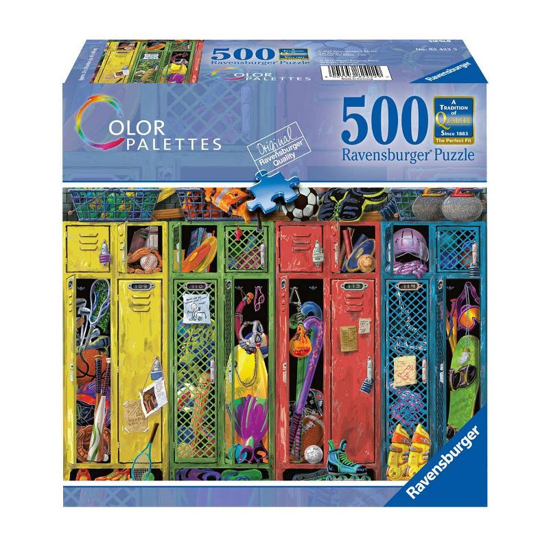 Ravensburger Color Palettes: Athlete's Palette Jigsaw Puzzle - 500pc