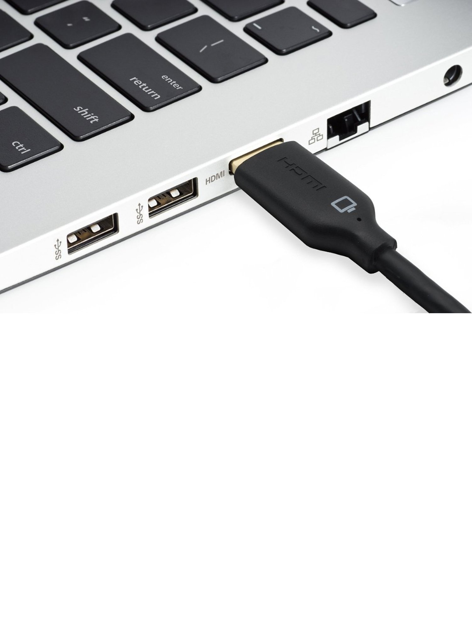 Belkin F3Y021bt1M 1M High Speed HDMI Cable with Ethernet (Black)