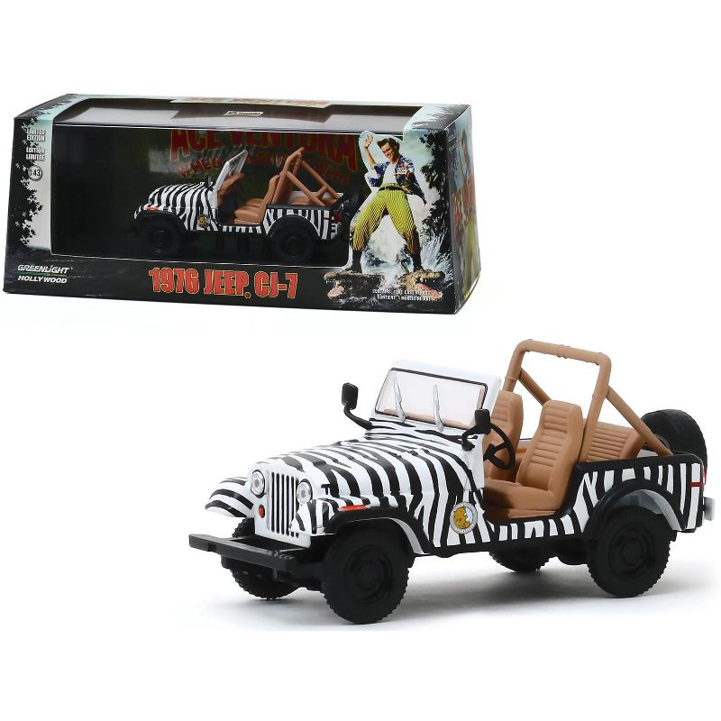 1976 Jeep CJ-7 "Ace Ventura: When Nature Calls" (1995) Movie 1/43 Diecast Model Car  by Greenlight