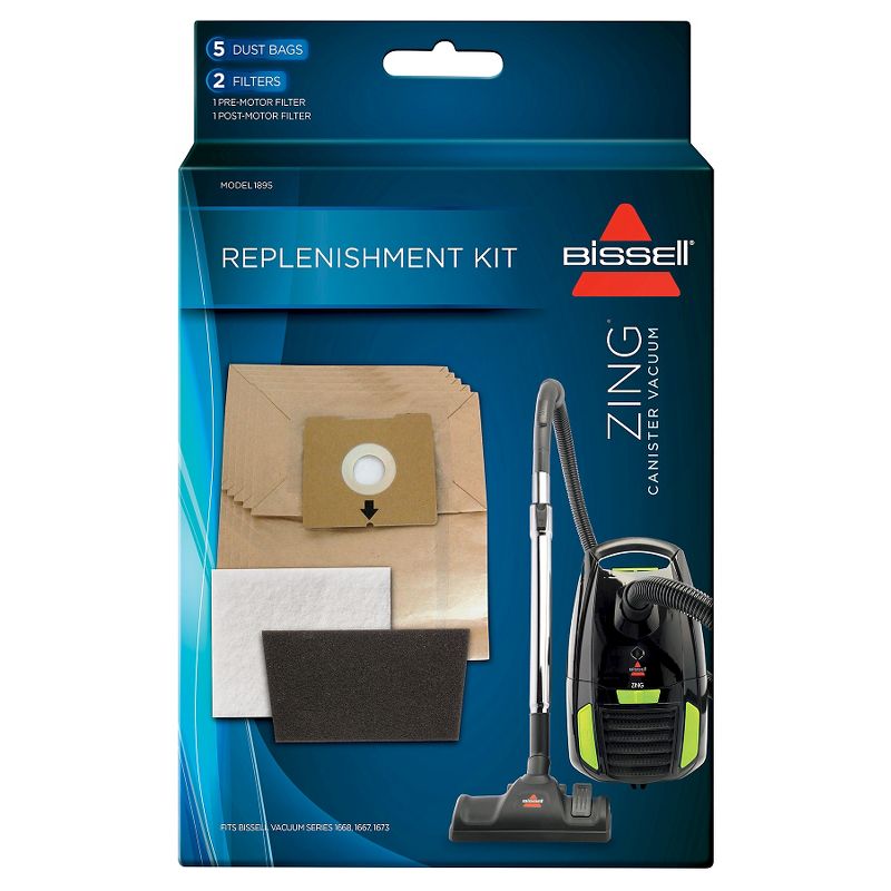 BISSELL Zing Bagged Canister Bags & Filter Replenishment Kit - 1895