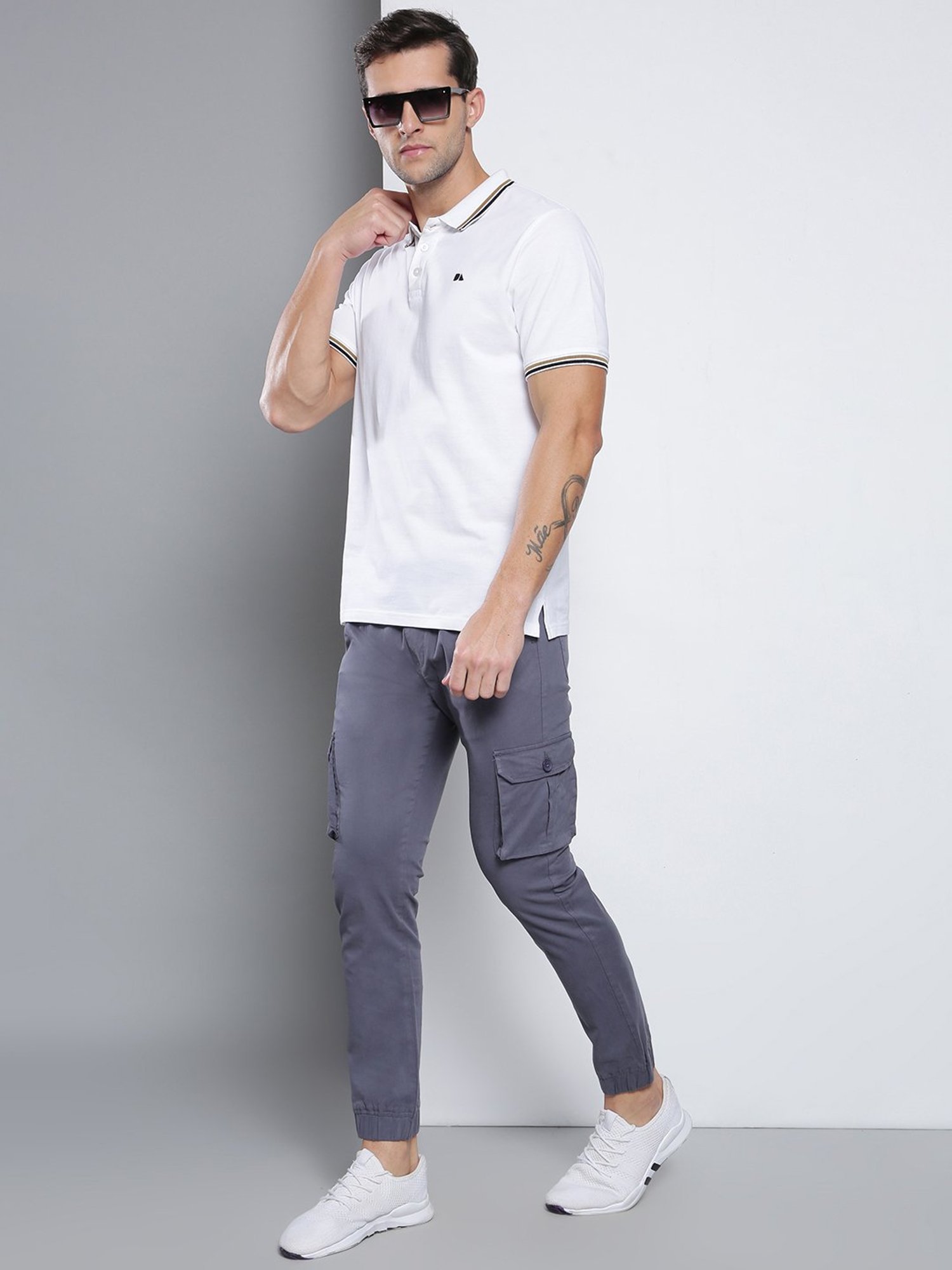 Dennis Lingo Steel Grey  Slim Fit Joggers