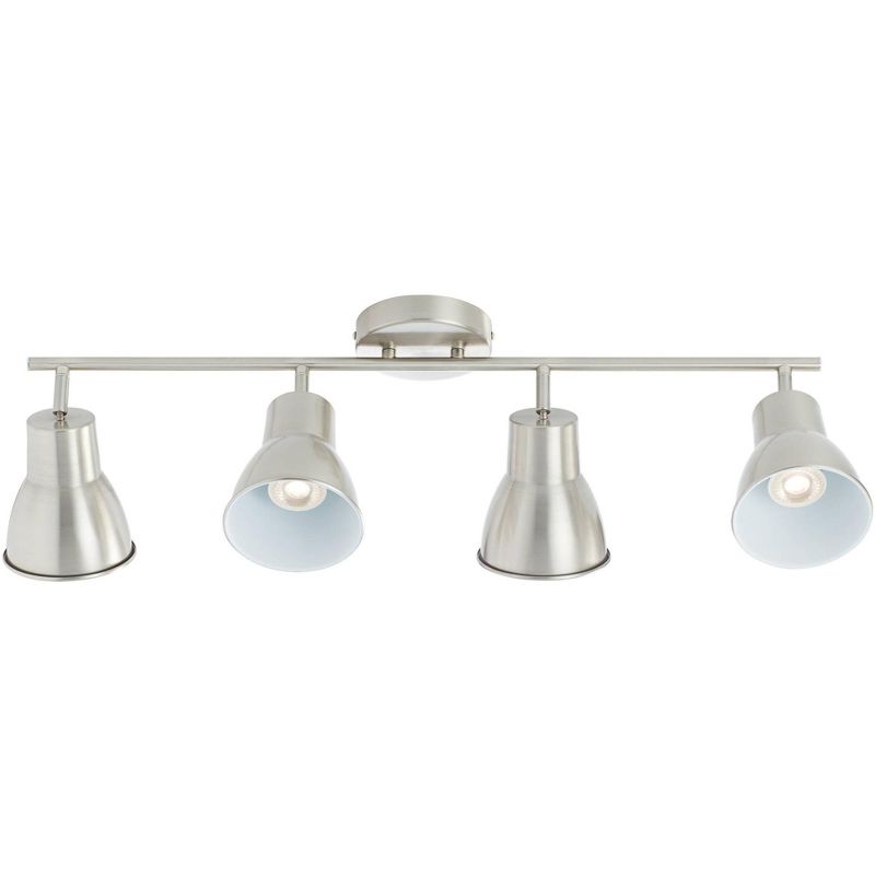 Pro Track Brushed Steel 27.5" Wide LED Track Kit Fixture