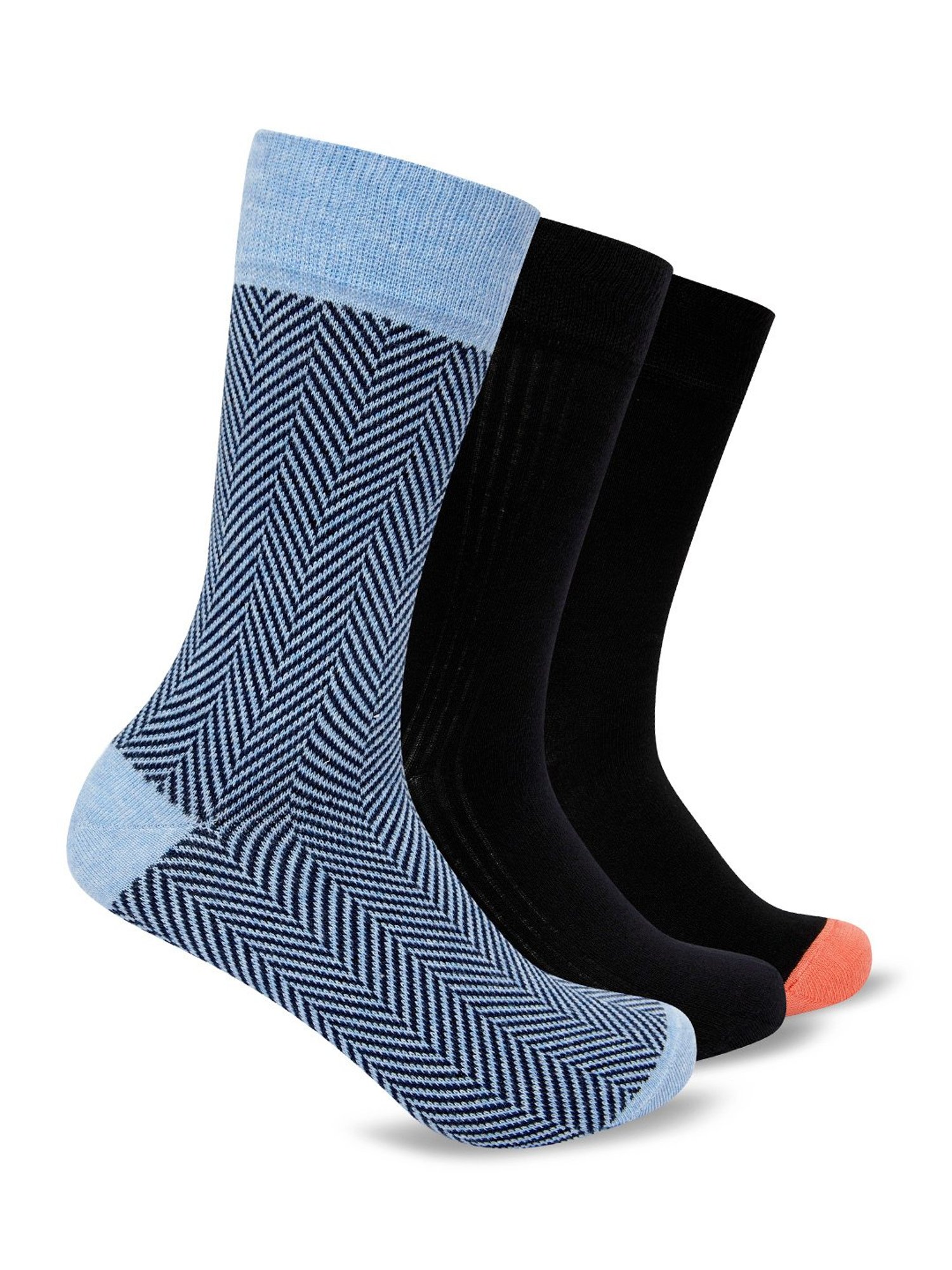Smarty Pants Multicolor Cotton Printed Socks (Pack Of 3)
