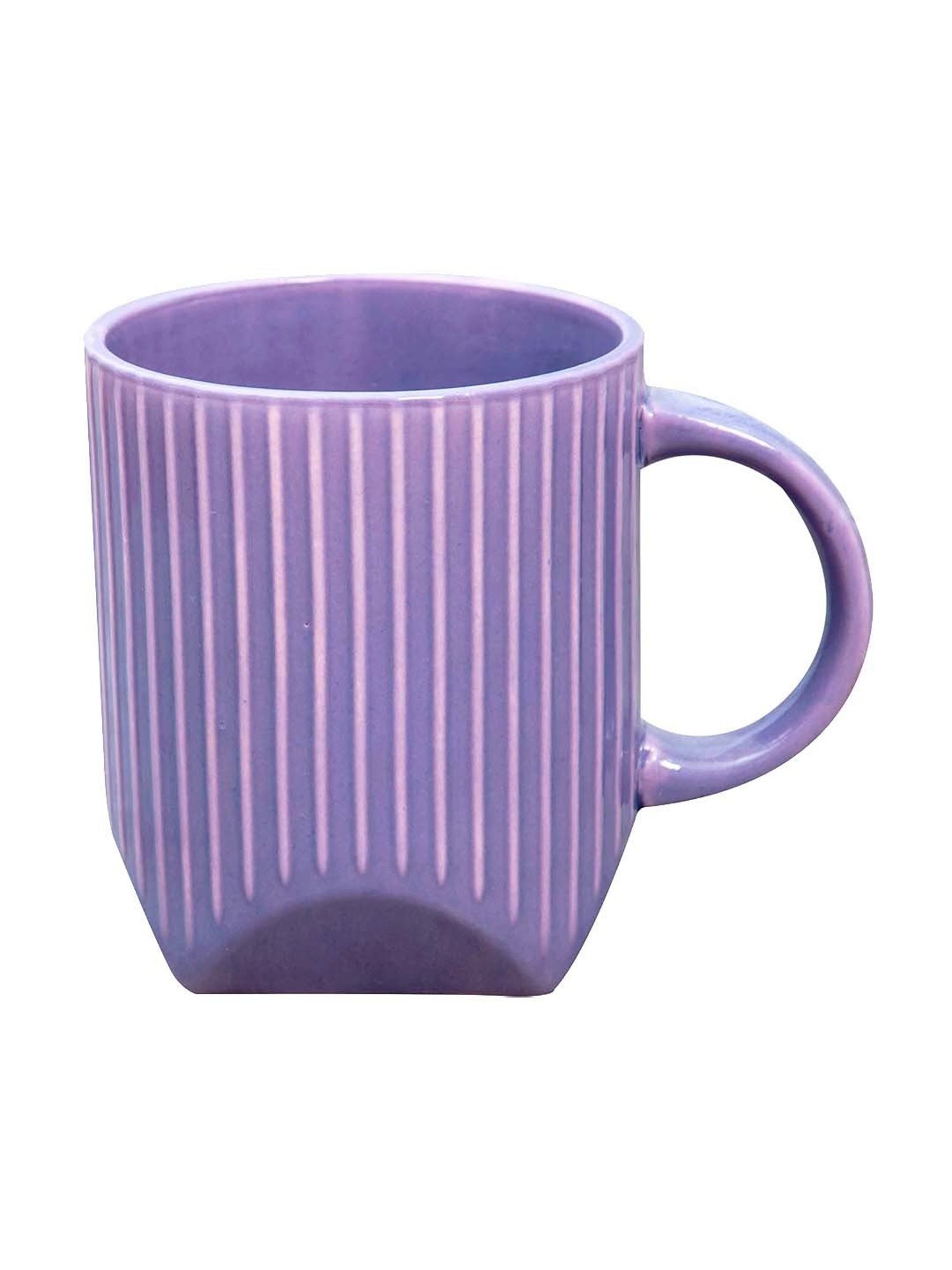 Clay Craft Multicolor Fine Ceramic Milk Mug - 350 ml - 1 Pc
