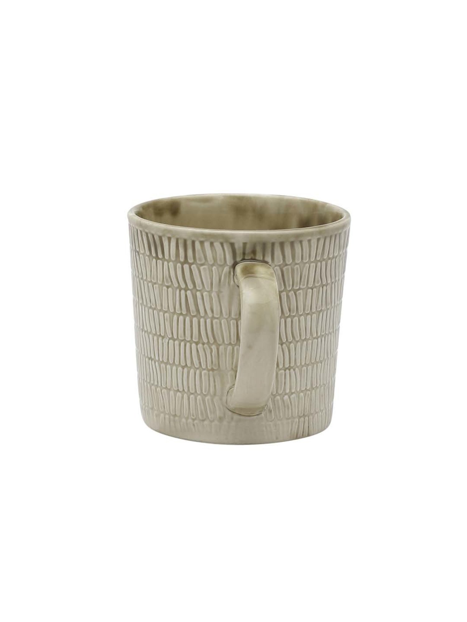 JCPL Light Brown Ceramic 9.5 cm Milk Mug (0.33 L) - Set of 2