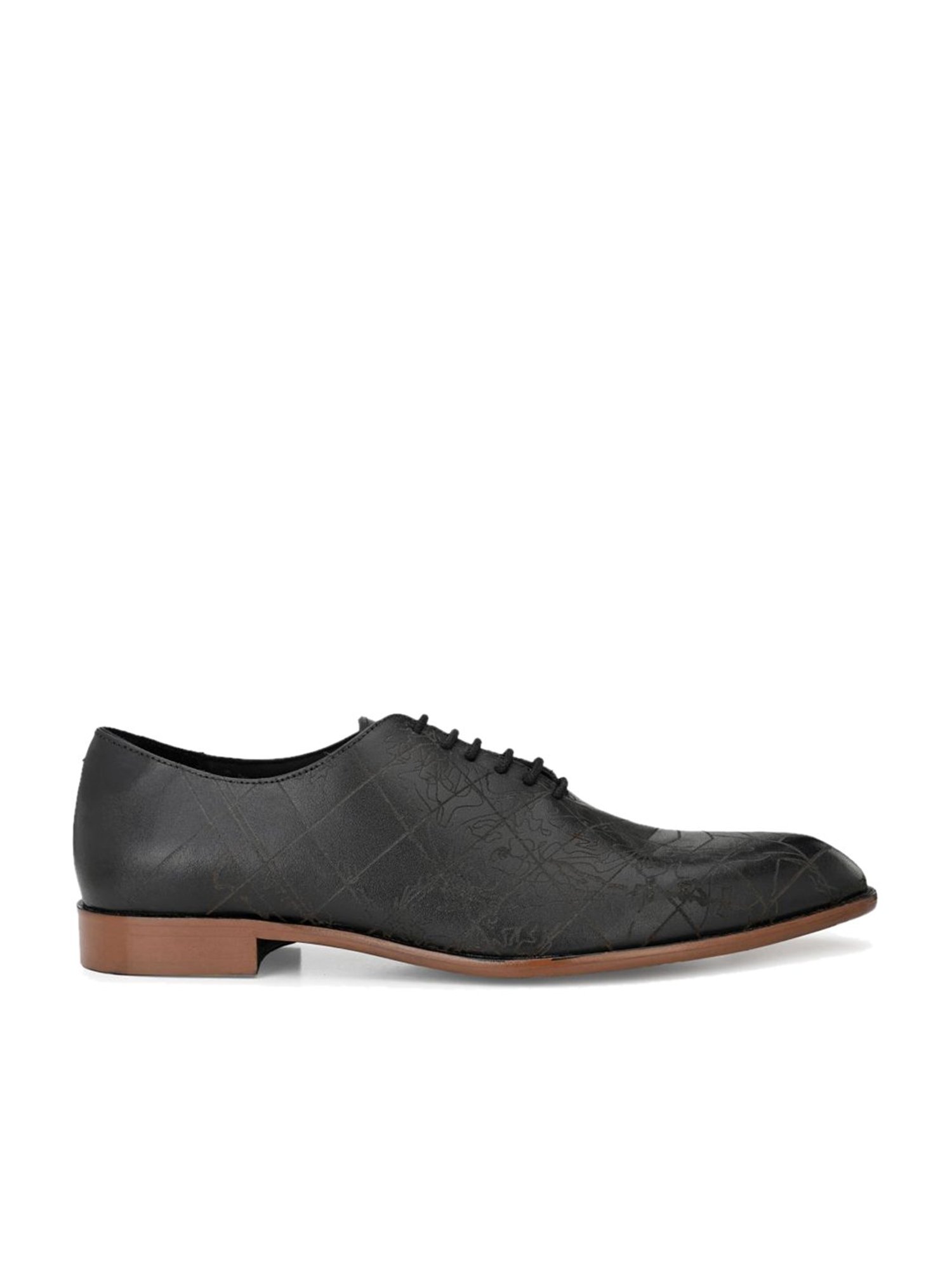 Delize Black Oxford Shoes
