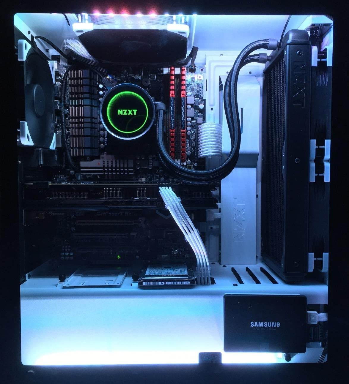 Sleeved Cable - Cable Extension for Power Supply with Extra-Sleeved 24-PIN 6-PIN 4+4 PIN 500mm Length with Combs,Green(19.7 inch/50CM),SC503