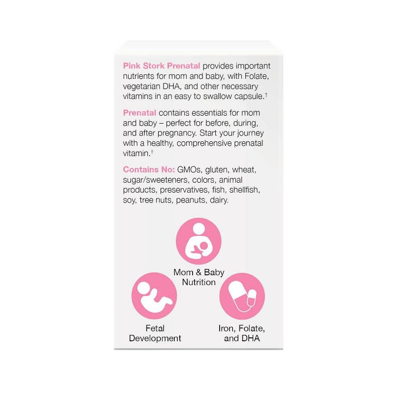Pink Stork Prenatal Capsules - 60ct
