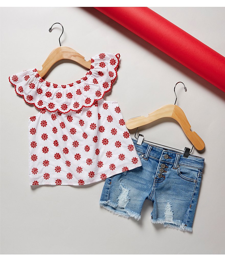 Chelsea & Violet Little Girls 2T-6X Tie Front Tee