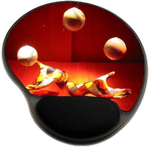 Juggling Mousepad Base with Wrist Support Mouse Pad Great Gift Idea