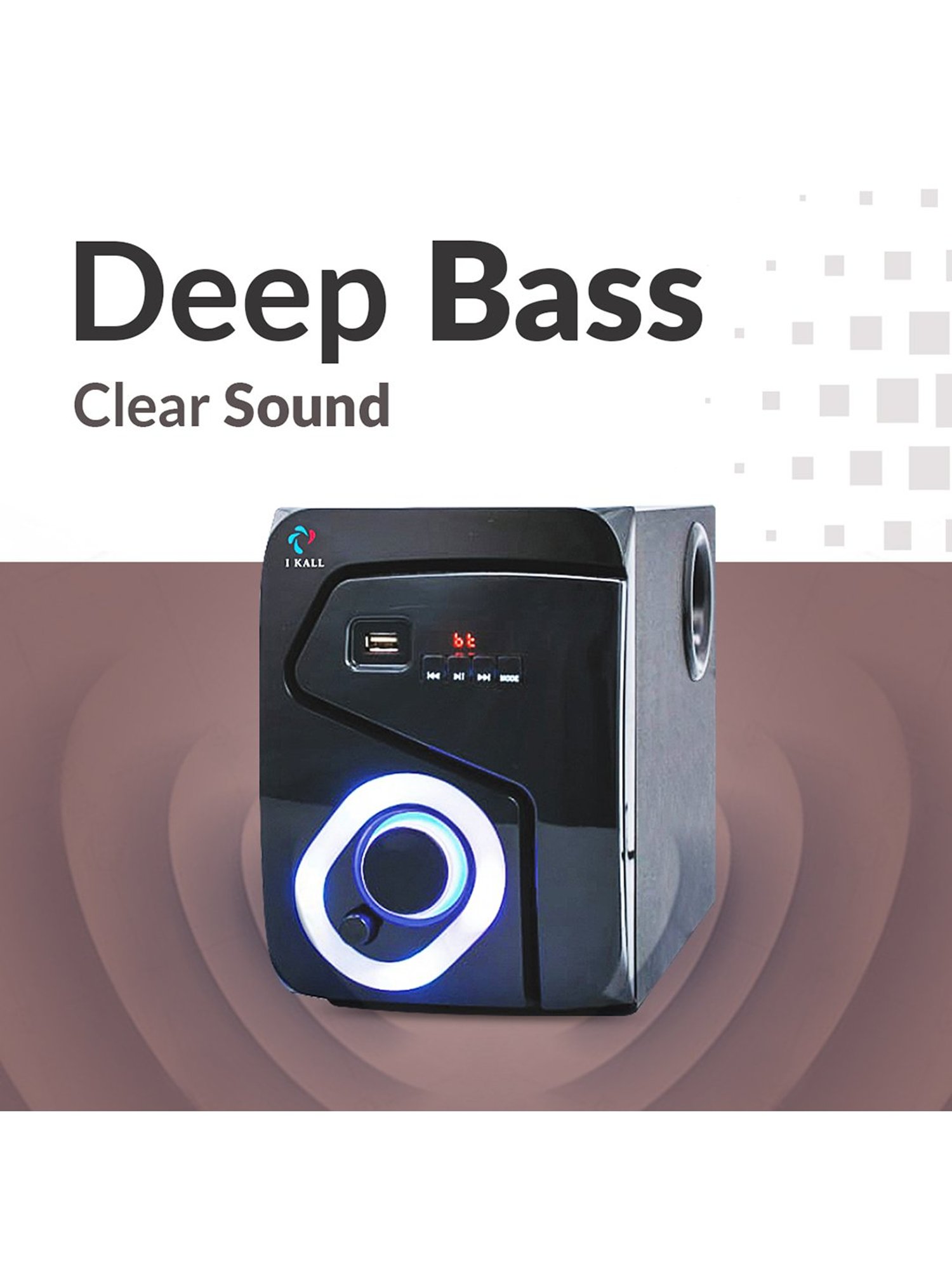 I Kall IK-444 5.1 Channel Home Theatre (Black)