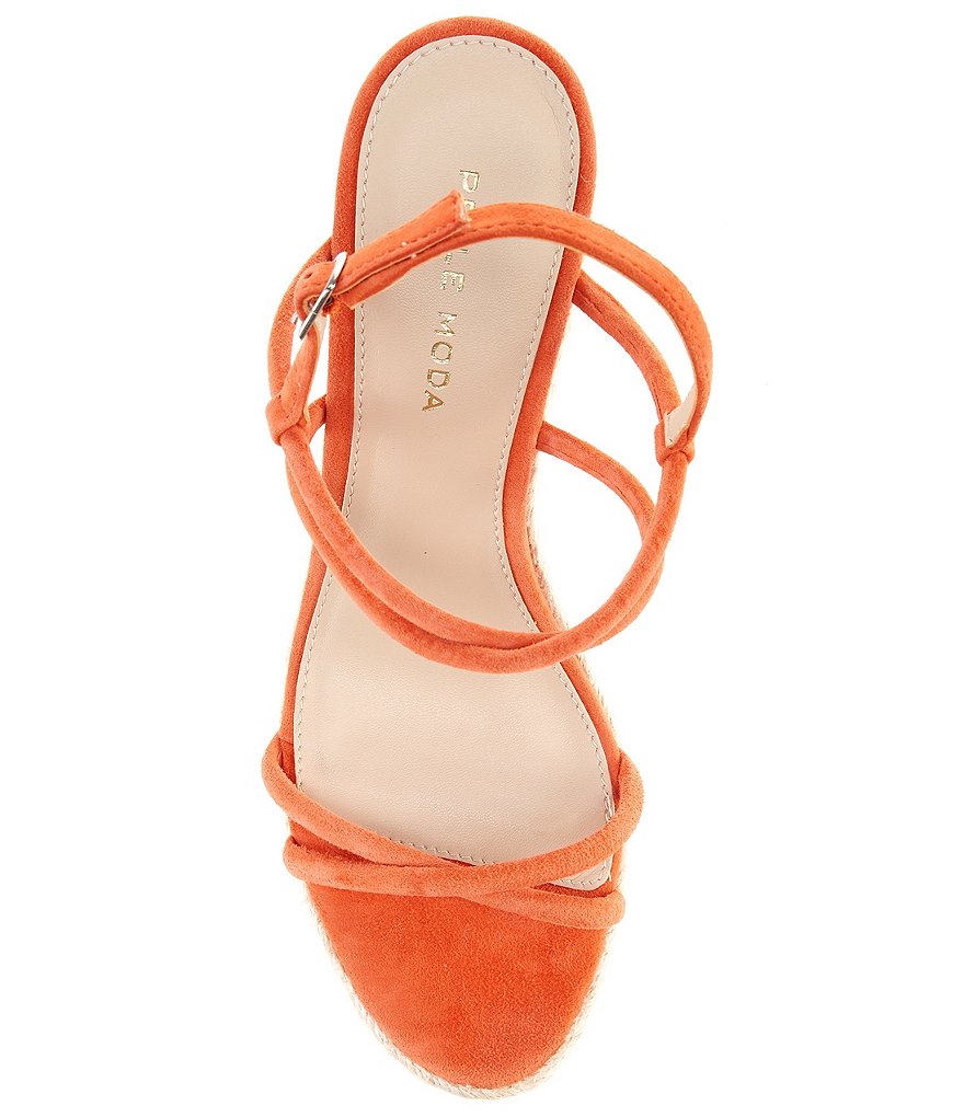 Pelle Moda Rio Suede Espadrille Wedge Sandals