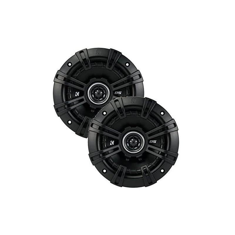 2  43DSC504 DSeries 525 200W 2Way 4Ohm Car Audio Coaxial Speakers