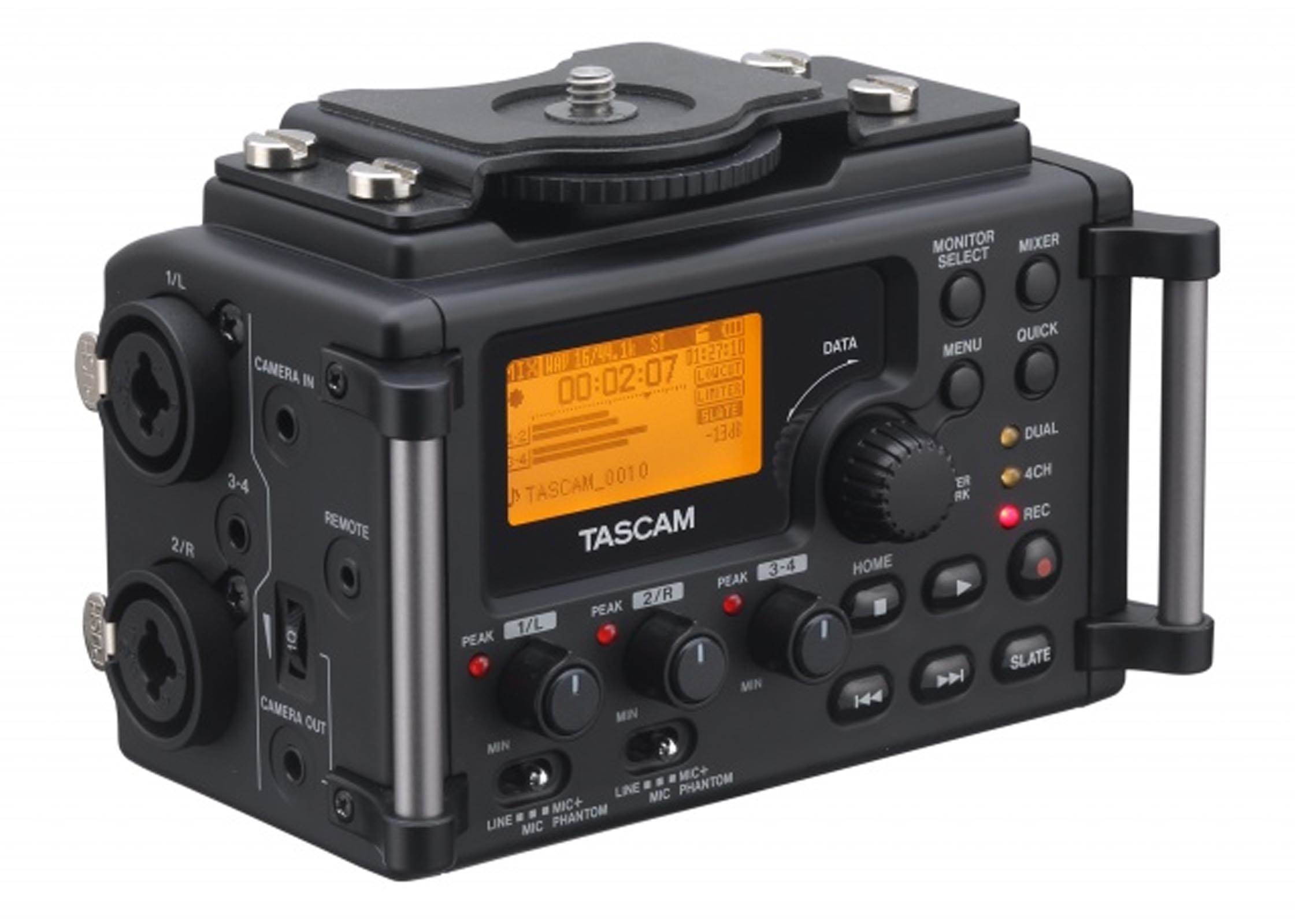 NEW! TASCAM DR-60D 4 Channel Linear PCM Audio Portable DSLR Film Recorder/Mixer