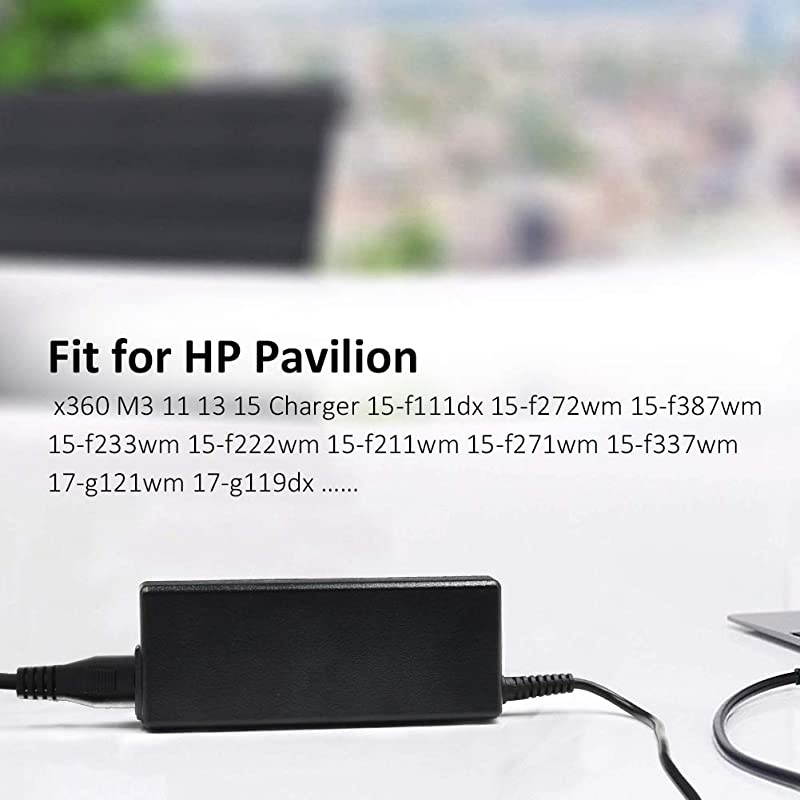 Ac Adapter Laptop Charger for HP Stream X360 11 13 14 15ba079dx 15ba113cl 15bs015dx 15bs113dx 15bs115dx 15bw011dx 15ay041wm 15f271wm 15f387wm 17g119dx Notebook Power Supply Cord